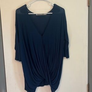 3/$5🌷 Michael Stars Deep Blue Women's Blouse